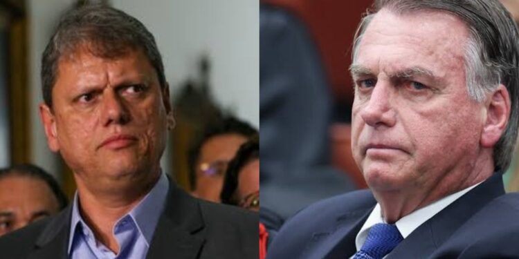 Tarcísio de Freitas (Republicanos), Jair Bolsonaro (PL)