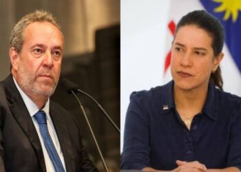 Álvaro Porto e Raquel Lyra (esq. p/ dir.)