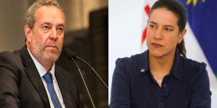 Álvaro Porto e Raquel Lyra (esq. p/ dir.)