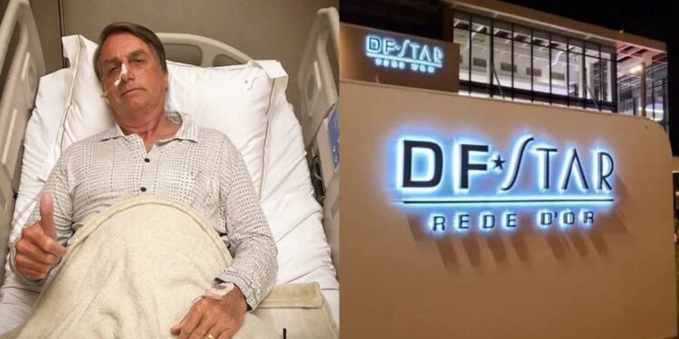 Bolsonaro ficará no Hospital DF Star