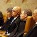 Ministros durante sessão no Supremo Tribunal Federal (STF