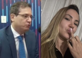 O Juiz José Alberto de Barros Freitas Filho e a Delegada Natasha Dolci