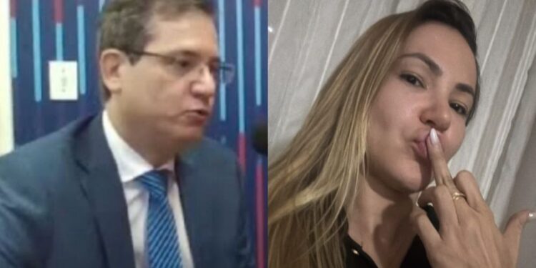 O Juiz José Alberto de Barros Freitas Filho e a Delegada Natasha Dolci