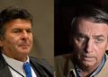O Ministro do STF, Luiz Fux, e o ex-presidente Bolsonaro.
