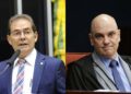 Paulinho da Força e Alexandre de Moraes (esq. p/ dir.)