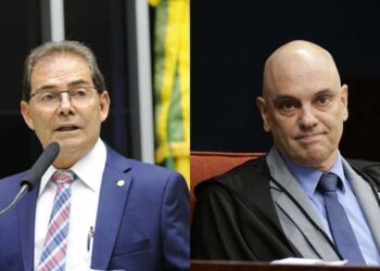 Paulinho da Força e Alexandre de Moraes (esq. p/ dir.)
