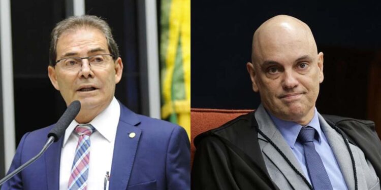 Paulinho da Força e Alexandre de Moraes (esq. p/ dir.)