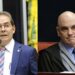 Paulinho da Força e Alexandre de Moraes (esq. p/ dir.)