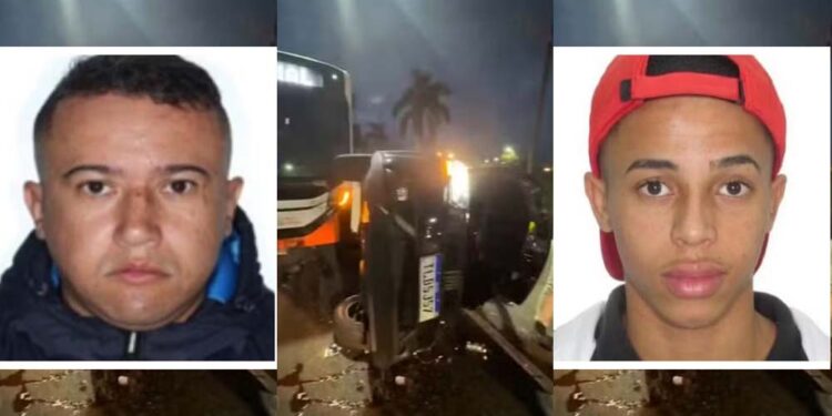 Felipe Avelino da Silva (à esq.) e Flávio Henrique Ferreira de Souza