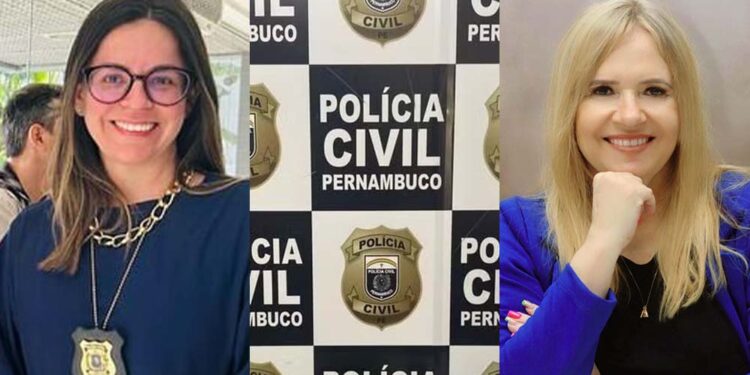 As delegadas Beatriz Leite (esq.) e Vilaneida Aguiar (dir.)