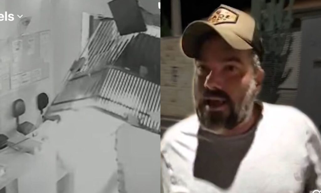 Empresário invade cartório com pá carregadeira, no Paraná