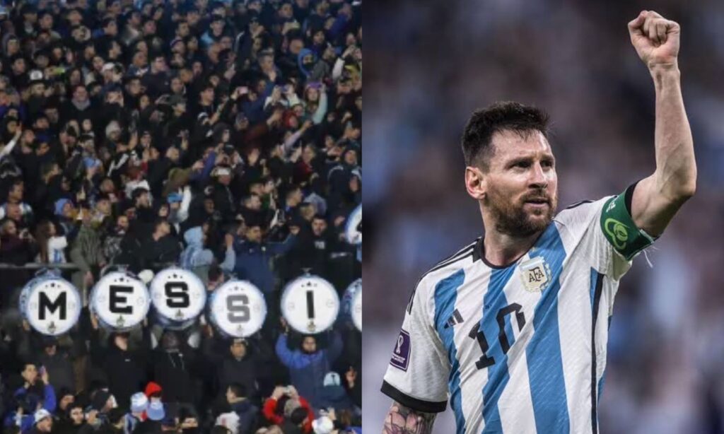 Primeira despedida de Messi