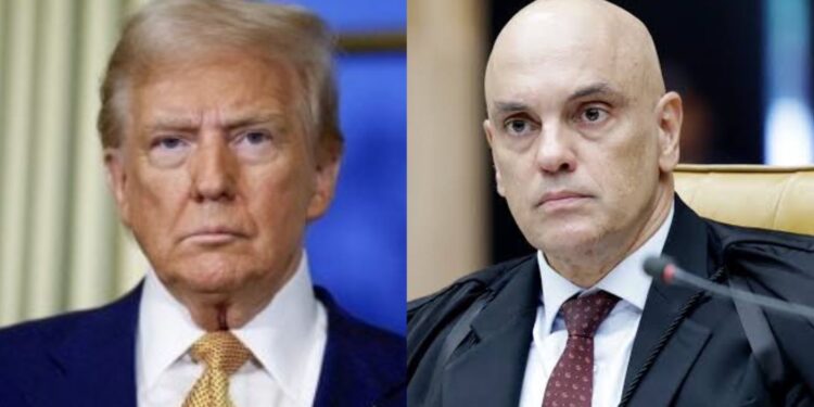 Donald Trump, presidente dos Estados Unidos.
Alexandre de Moraes
Ministro do Supremo Tribunal Federal do Brasil.