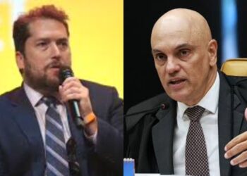 Subsecretário de Diplomacia Pública da gestão Trump, Darren Beattie, Alexandre de Moraes
Ministro do Supremo Tribunal Federal do Brasil.