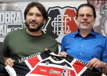 Investidor Iran Barbosa e Presidente do Santa Cruz, Bruno Rodrigues