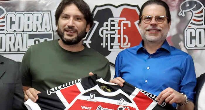 Investidor Iran Barbosa e Presidente do Santa Cruz, Bruno Rodrigues