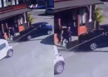 Quatro adultos e uma criança de 2 anos tiveram ferimentos leves