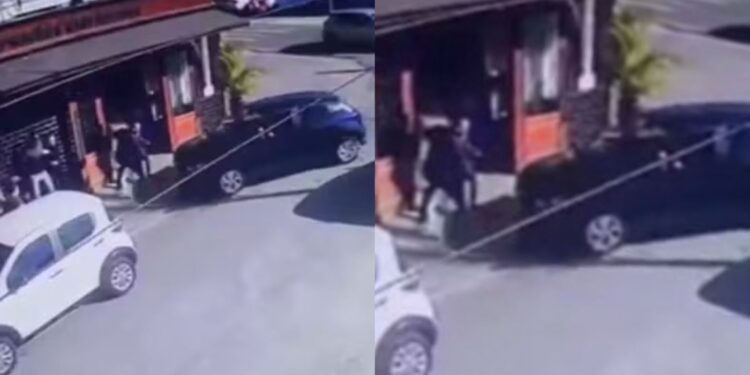 Quatro adultos e uma criança de 2 anos tiveram ferimentos leves