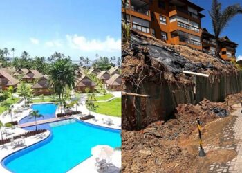 O Eco Resort Praia dos Carneiros tem mais de 400 flats e bangalôs