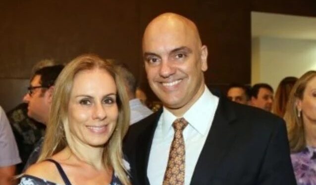 Viviane Barci e Alexandre de Moraes.