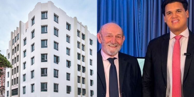 O ex-desembargador e advogado Bartolomeu Bueno e seu sócio André Frutuoso.