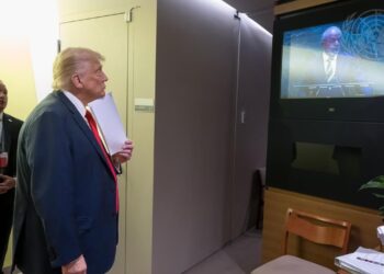 Donald Trump, presidente dos Estados Unidos.