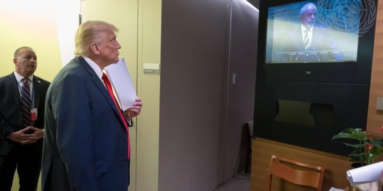 Donald Trump, presidente dos Estados Unidos.