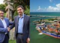 Cícero Moraes, secretário da Agricultura, e Armando Monteiro Bisneto, diretor-presidente do Complexo de Suape.