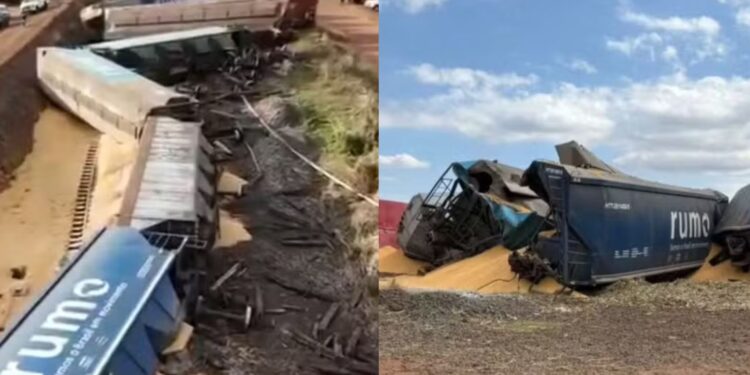 Apesar do forte impacto, não houve feridos.