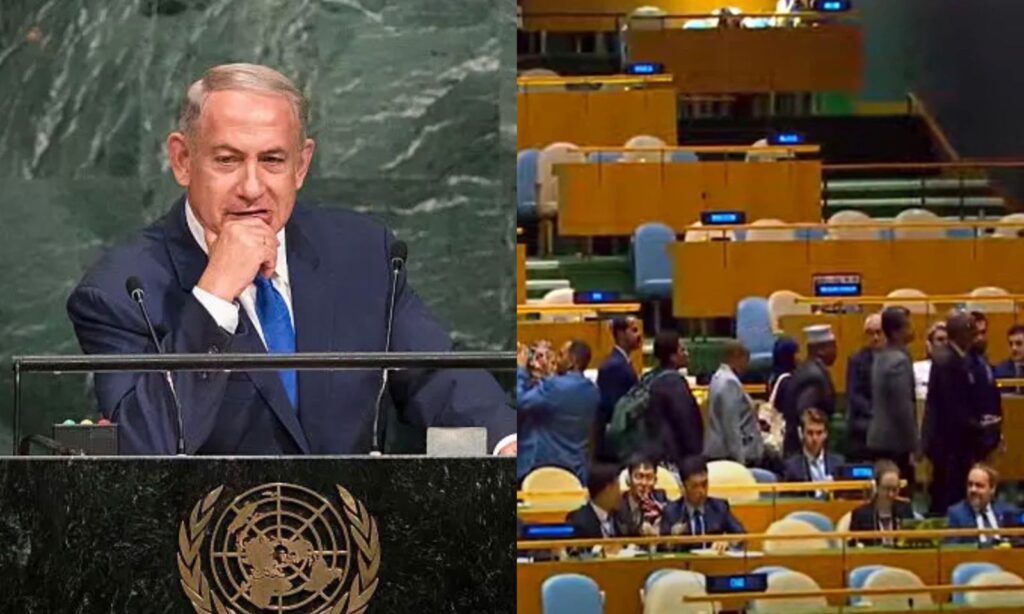 Delegações abandonam plenário da ONU durante discurso de Netanyahu