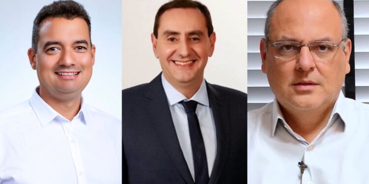 Andrei Gonçalves (MDB), Anderson Farias (PSD) e Alexandre Ferreira (MDB)