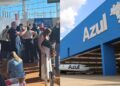 A decolagem estava prevista para às 10h45, mas acabou sendo cancelada por "questões técnicas"
