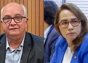 O atual presidente do órgão, Moshe Dayan Fernades e Débora Almeida do PSDB