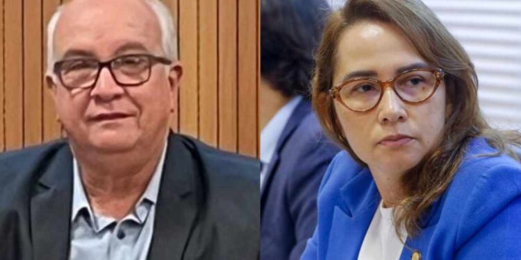 O atual presidente do órgão, Moshe Dayan Fernades e Débora Almeida do PSDB