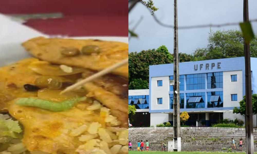 Estudantes denunciam ‘lagartas, moscas e carne de porco com pelos’ em refeições da UFRPE