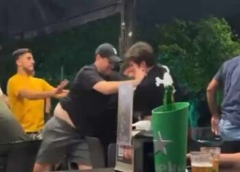 Confusão generalizada em Bar da Zona Norte do Recife termina em pancadaria