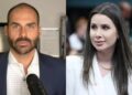 Eduardo Bolsonaro (PL-SP) e  Caroline de Toni (PL-SC)