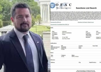 O influenciador Paulo Figueiredo reagiu as sanções dos EUA contra a esposa de Moraes