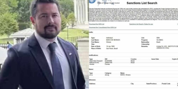 O influenciador Paulo Figueiredo reagiu as sanções dos EUA contra a esposa de Moraes