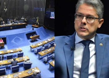 O senador Alessandro Vieira (MDB-SE), relator da PEC