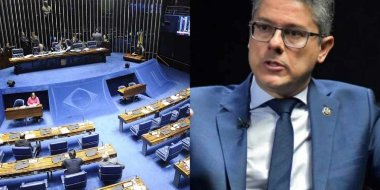 O senador Alessandro Vieira (MDB-SE), relator da PEC