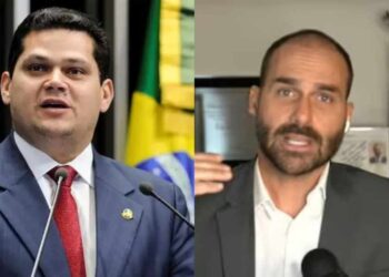 Davi Alcolumbre ataca Eduardo Bolsonaro e promete reagir a críticas