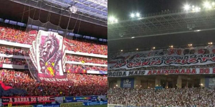 O recorde da Arena é da torcida rubro-negra, que ao vê-lo ameaçado tenta sabotar torcida tricolor