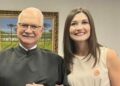 O ministro do STF, Edson Fachin, e sua filha, Melina Fachin.