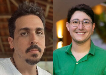 Os escritores Luis Osete e Elimário Cardozo