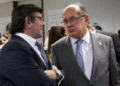 Os ministros do STF, Luiz Fux e Gilmar Mendes.