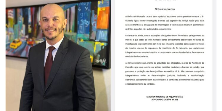 O advogado Madson Aquino enviou nota à imprensa