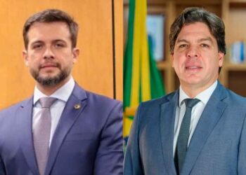 O novo conselheiro Edson Holanda (esq.) e o ministro Frederico Siqueira