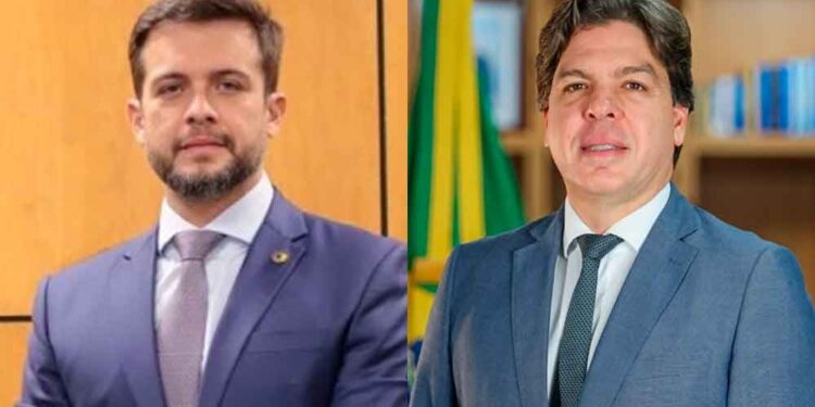 O novo conselheiro Edson Holanda (esq.) e o ministro Frederico Siqueira