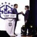 Samir Xaud, presidente da CBF, e Julio Avelar, diretor de competições